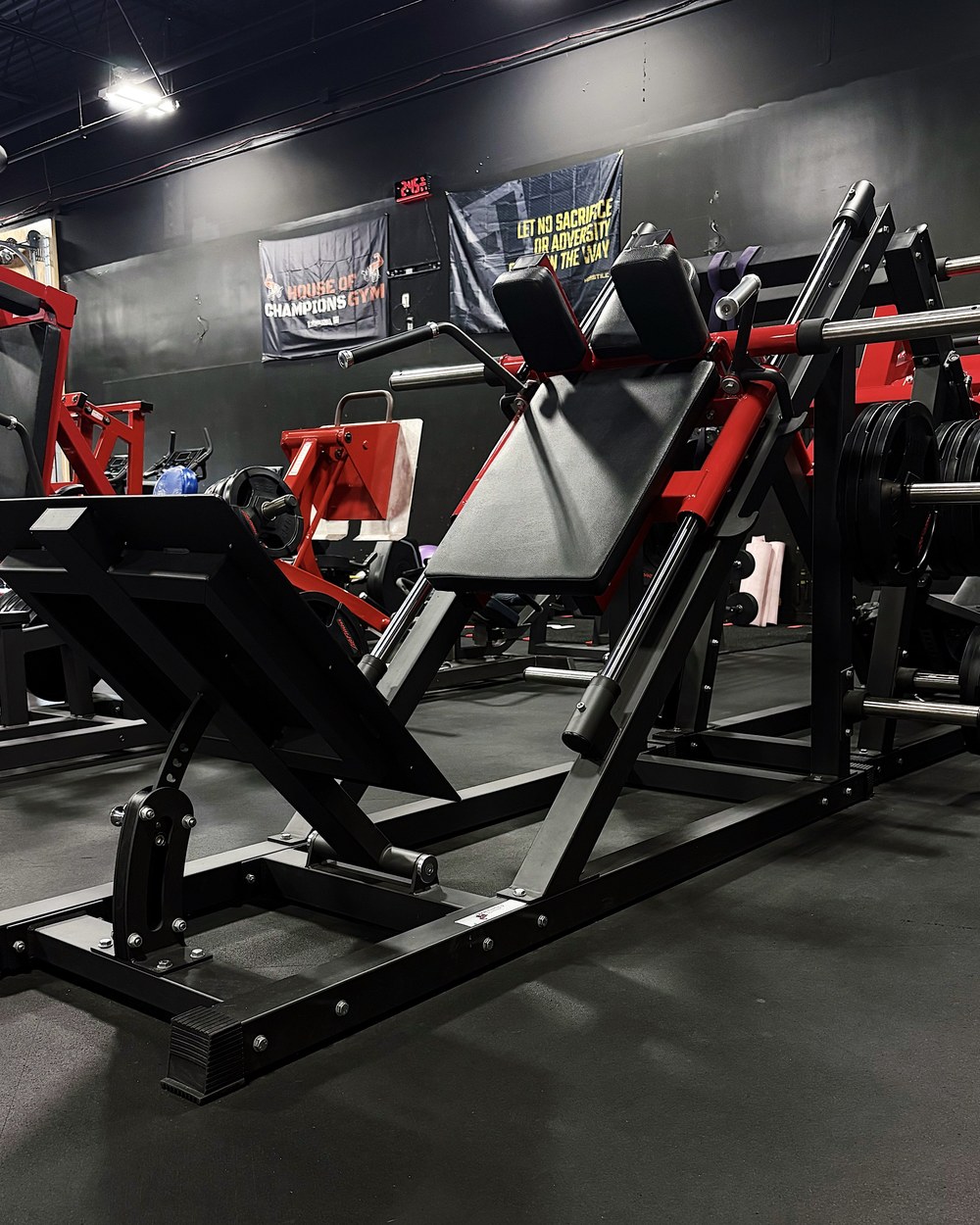 Hack Squat at House of Champions Gym